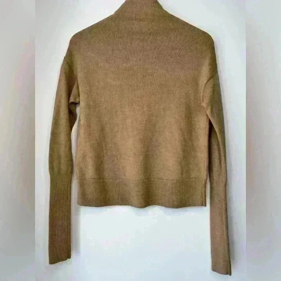 Wilfred Aritzia Womens Biege Cyprie Capsule Wardrobe Timeless  Wool Sweater XS - Picture 10 of 13